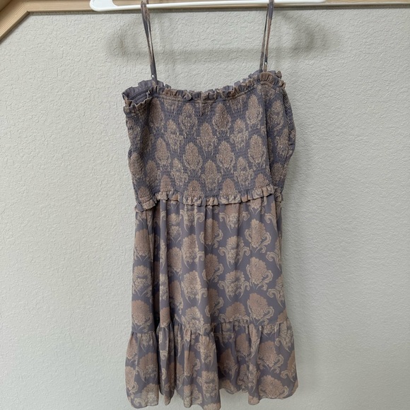 Aritzia blue & cream mini dress - Picture 2 of 2